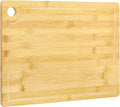 Utoplike Bamboo Cutting Board 16 x 12 in, Chopping Boards with Juice Groove | for Meat, Vegetables, Fruits, for Kitchen Countertop, 0.55"Th