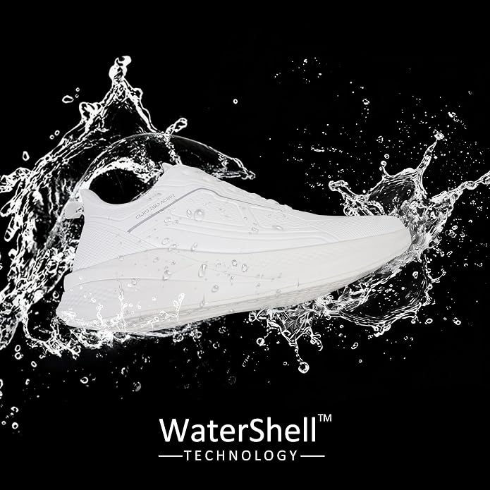 Hawkwell Men's Cloud Zero Active WaterShell Nursing Shoes Water Resistant Lightweight Non Slip Medical Work Sneakers