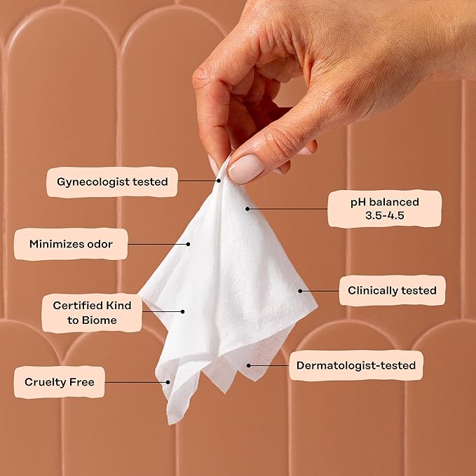 The Honey Pot Company - Feminine Hygiene Wipes - Normal - pH Balancing, Herbal Infused Plant-Based Feminine Care for Sensitive Skin - Cleansing Wipes for Women - 30ct