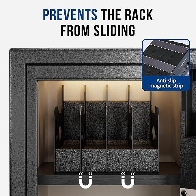 BlackSmith Foam Pistol Rack for Gun Safe Gun Accessories Storage Firearm Handgun Rack Revolver Pistols Holder