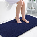 OLANLY Large Bathroom Rugs 45x27, Soft Absorbent Chenille Bath Rugs, Rubber Backing Quick Dry, Machine Washable Bath Mats for Bathroom Floor, Tub and Shower, Home Decor Accessories, Twilight Sapphire