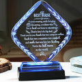 Arikyrist Glass Best Nurse Appreciation Gifts for Women with LED Light Base - Medical Keepsake Plaque for Nurses Practitioner Nursing School Students on Nurse Week Graduation
