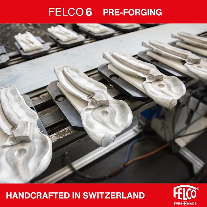 Felco F6 Pruning Shears – 7.7" Swiss-Made Garden Clippers for Medium Hands | Hand Pruners for Gardening | Garden Tool Cutter with Precision Bypass Blade, Forged Aluminum Handles, Replaceable Parts