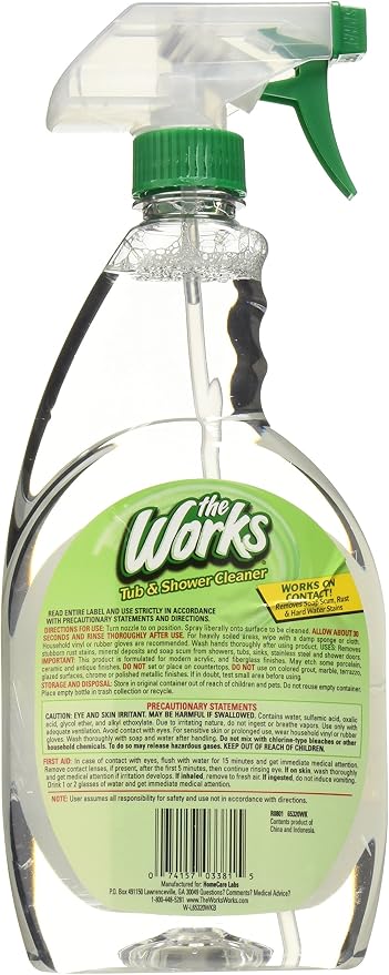 65320WK The Works Tub & Shower Cleaner 32 fl. oz