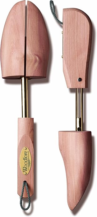 Allen Edmonds Woodlore Shoe Trees for Men 2-Pack Of Men's Adjustable Aromatic Red Cedar Shoe Trees MADE IN USA