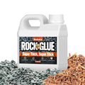 Rock Glue, 99% Super Thick & Max Coverage 31.48OZ Mulch Hold for Landscaping, Covers Up to 3X Area,Non-Toxic Pea Gravel Stabilizer Landscape, Gravel Binder for Pebble, Pine Straw, Gravel