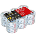 Clear Packing Tape Refills Heavy Duty,12 Pack,2.7 Mil,2"×68 Yd | Total 816 Yards,Compatible with Standard Tape Dispenser,Quiet Unwind,Easy Start,for Shipping Packaging Moving Sealing,Bulk