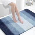 OLANLY Large Bathroom Rugs Mat 44x32, Extra Soft Absorbent Microfiber Bath Rugs, Rubber Backing, Quick Dry, Washable Bath Mats for Bathroom Floor, Tub and Shower, Home Decor Accessories, Airy Blue