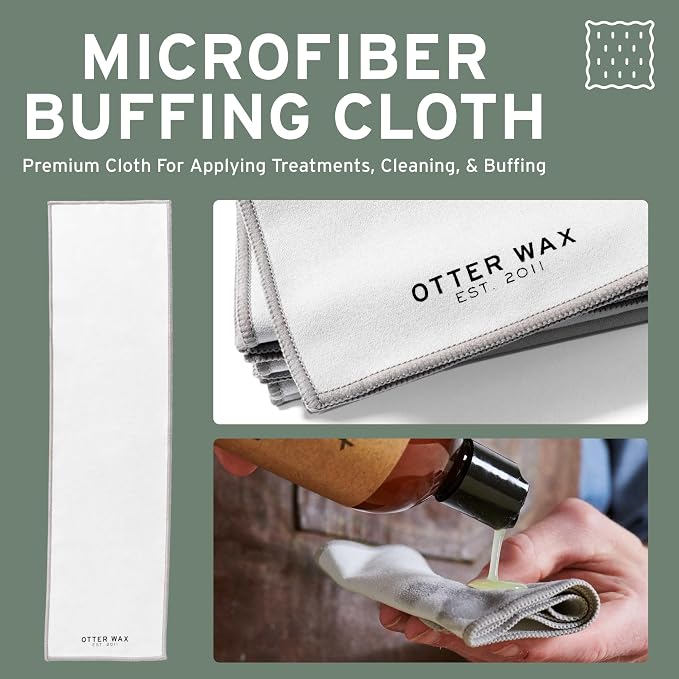 Otter Wax Essential Leather Care Kit | Complete Leather Cleaning & Conditioning Set | Clean, Condition, Shine, & Protect All-Types of Leather| All-Natural & PFAS-Free | Made in Portland USA