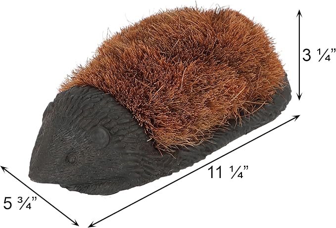 Esschert Design Cast Iron Small Hedgehog Boot Brush