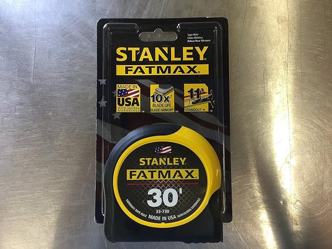 Stanley Hand Tools 33-730 1-1/4" X 30' FatMax® Tape Measure, 4-Pack
