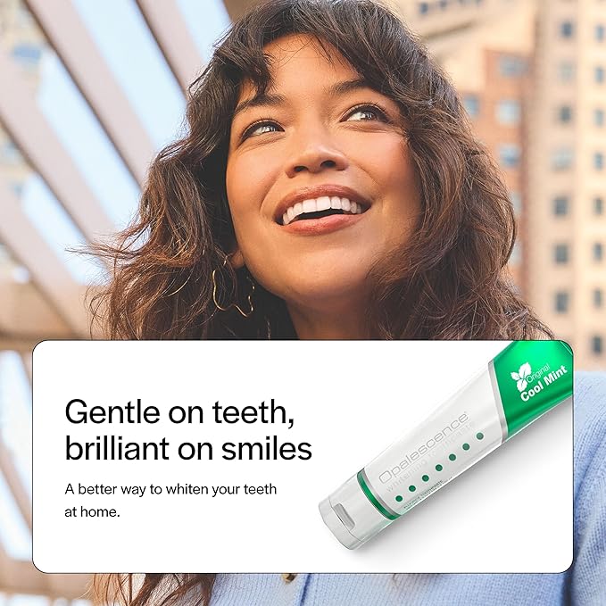 Opalescence Whitening Toothpaste Original 4.7oz - Mint - 6 Pack - 5166-6T | Dentist-Developed Oral Care Whitening Fluoride Toothpaste for Daily Use, Surface Stain Removal & Helps Strengthen Enamel