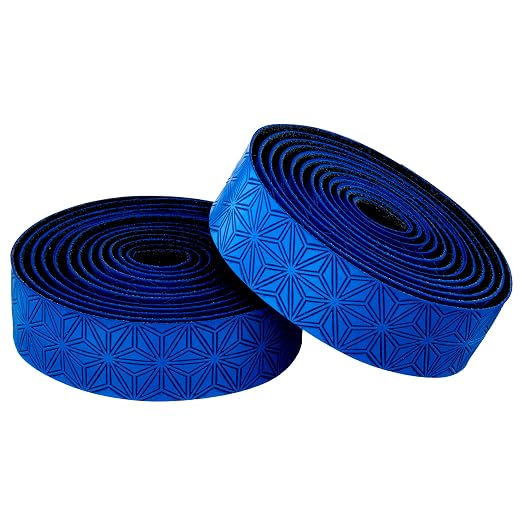 Supacaz Super Sticky Kush Gravel Bar Tape - Cycling Road Bike Handlebar Grip Tape Wrap (Royal Blue)