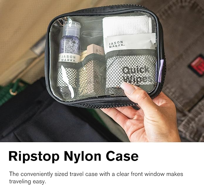 Jason Markk Shoe & Sneaker Travel and Care Kits - Ideal for Footwear, Safe on Leather, Suede, Nubuck, Cotton, Knits