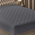 Quilted Fitted Mattress Pad, Full Mattress Protector Topper with Deep Pocket Stretches up to 16 Inches, Machine Washable Mattress Cover by Utopia Bedding (Grey)