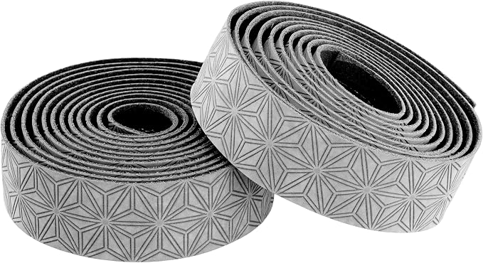 Supacaz Suede Gunmetal Bar Tape - Cycling Road Bike Handlebar Grip Tape Wrap