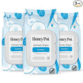 The Honey Pot Company - Feminine Wipes - Sensitive - pH Balancing, Herbal Infused Plant-Based Feminine Care for Sensitive Skin - Cleansing Wipes for Women - 30ct (Pack of 3)