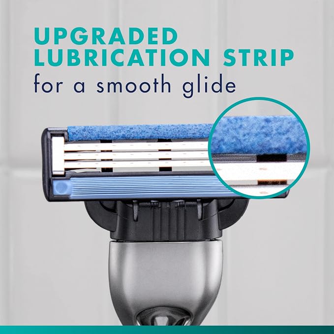 Gillette Mach3 Razor Refills for Men, 8 Razor Blade Refills