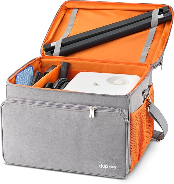 Dupray The Awesome Bag - Storage Bag for Neat Steam Cleaner | Adjustable storage & carrying case for portable steam cleaner, durable with shoulder strap and top handle