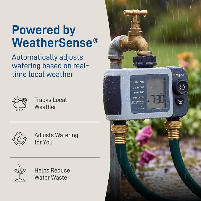 Orbit 24637 B-hyve XD 2-Port Smart Hose Watering Timer with Wi-Fi Hub