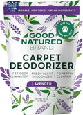 Good Natured Brand | Carpet Deodorizer & Freshener Powder | 60 oz Pet Odor Eliminator for Strong Odor & Pet Urine | Fresh Natural Lavender | Safe for Homes with Pets