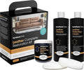 Furniture Clinic Leather Complete Restoration Kit | with Leather Recoloring Balm, Cleaner, 2-in-1 Protection Cream & Conditioner, Sponge, and Cloth | Repair Kit for Furniture (Navy Blue)