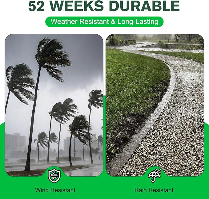 Teexpert Mulch Binder for Landscaping - 256OZ Rock Glue, Pea Gravel Binder Concentrate, Heavy Duty Outdoor Stone Adhesive for Slope Between Paver Flower Bed, Fast Dry Mulch Anchor Safe for Plants Pets