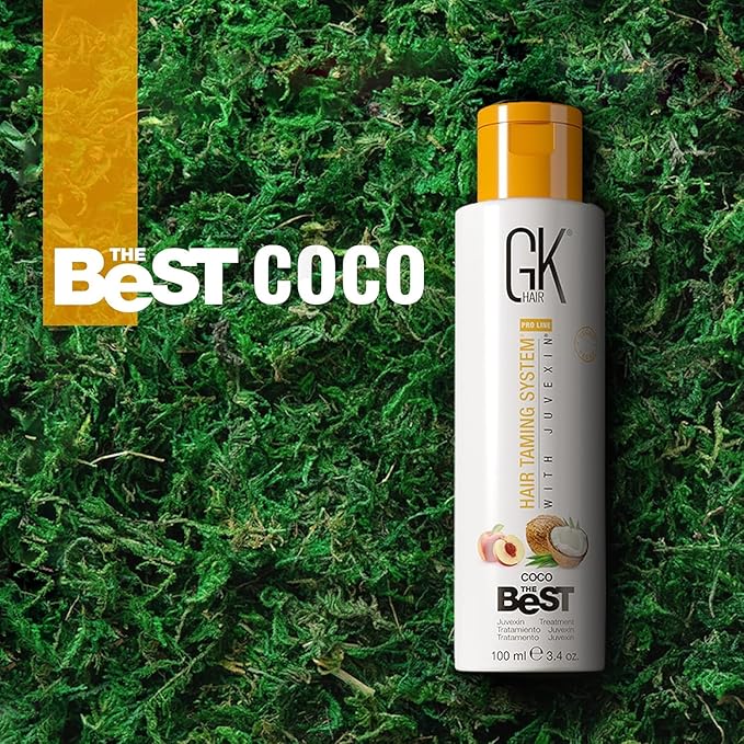 GK Shield Shampoo Conditioner Set (240ml) with Coco The Best and pH+ Shampoo (100ml) - Smoothing Hair Care Kit for Frizz Control Damage Free and Protection