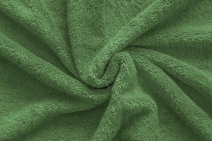American Veteran Towel, 100% Cotton Turkish Bath Towels for Bathroom 4 Pack, 27x54 Extra Large Premium Soft Drying Bathroom Towels, Sage Green