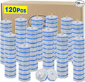 120 Count Toilet Bowl Brush Head Refills Compatible with Clorox Toilet Cleaning System, Upgrade Fiber Bowl Cleaner for Closestool Cleaning.(not included brush rod)