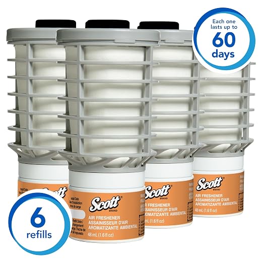 Scott® Essential Continuous Air Freshener (12373), Mango Scent (6 Refills/Case)