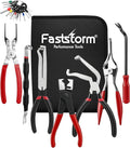 7PCS Electrical Disconnect Pliers & Fuel Line Disconnect Tool Set, Automotive Electrical Terminal Connector Separator Removal Tool Kit for Car Wiring & Fuel Line Connector Pliers