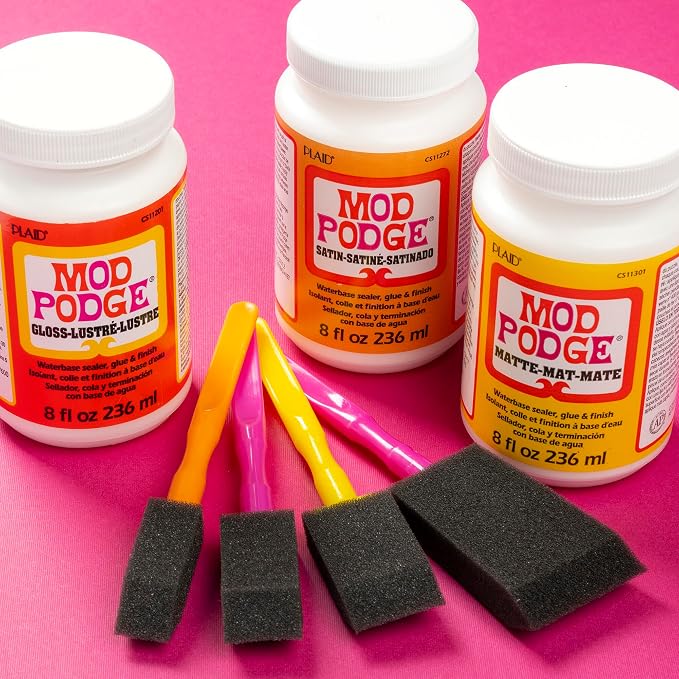 Mod Podge Waterbase Sealer, 16 oz, Gloss Finish, WMCS11202A (Pack of 3)
