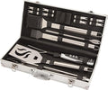 Cuisinart Deluxe Grill Tool Set, 20-Piece Grill Set, BBQ Accessories with Aluminum Case, Stainless Steel Grilling Accessories, BBQ Tools, Grilling Gifts for Men, for Dad Husband