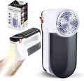 True & Tidy XL Rechargeable Fabric Shaver & Fuzz Remover w/Built-in Light