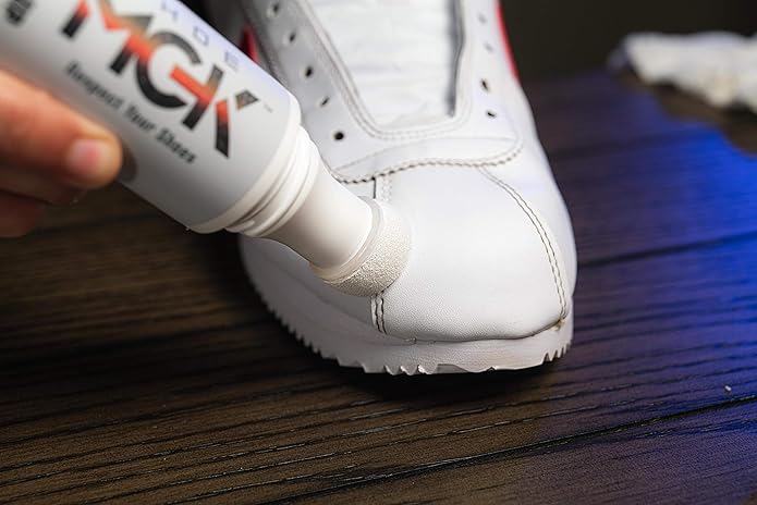 Shoe MGK MVP Shoe Cleaner Kit Shoe Cleaner & Conditioner, Water & Stain Repellent, White Touch Up & Brush