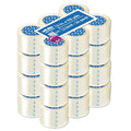 The Boxery 3" x 110 Yards Clear Packing Tape – 24 Roll Carton – Strong Industrial Grade Adhesive for Shipping, Moving & Packaging – Heavy Duty 2.2 Mil Box Sealing Tape