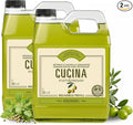 Cucina Dish Detergent Refill, Coriander and Olive Tree Scent, Concentrated Formula, Biodegradable, 33.8 fl oz (1 L) Bottles, 2 Pack, Fruits & Passion