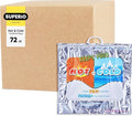 Superio Hot and Cold Insulated Bags for Food Delivery, Grocery Shopping Bags, Food Storage for Hot and Frozen Food for Travel, Disposable Cooler Bag, Reinforced Thermal Lunch Bag (72, 20"x19")