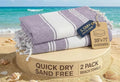 LANE LINEN Beach Towel 2 Pack, Pool Towel Oversized, for Adults - Day Break | Pre-Washed Extra Large Beach Towels - 39"x71", Vacation Essential - Machine Washable, Travel & Camping, Super Absorbent