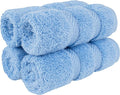 American Soft Linen 100% Cotton Luxury Turkish Towels, 4 PC Washcloth Set | Soft Absorbent Quick Dry OEKO Tex Standard 100 Certificated Durable Machine Washable Breathable Premium Hotel Quality