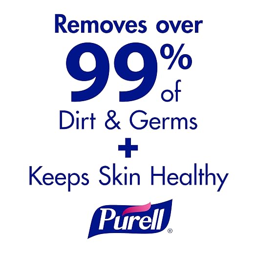PURELL Brand HEALTHY SOAP Gentle & Free Foam, Fragrance-Free, 17.4 fl oz Hand Soap Table Top Pump Bottle (Pack of 4) - 5016-04