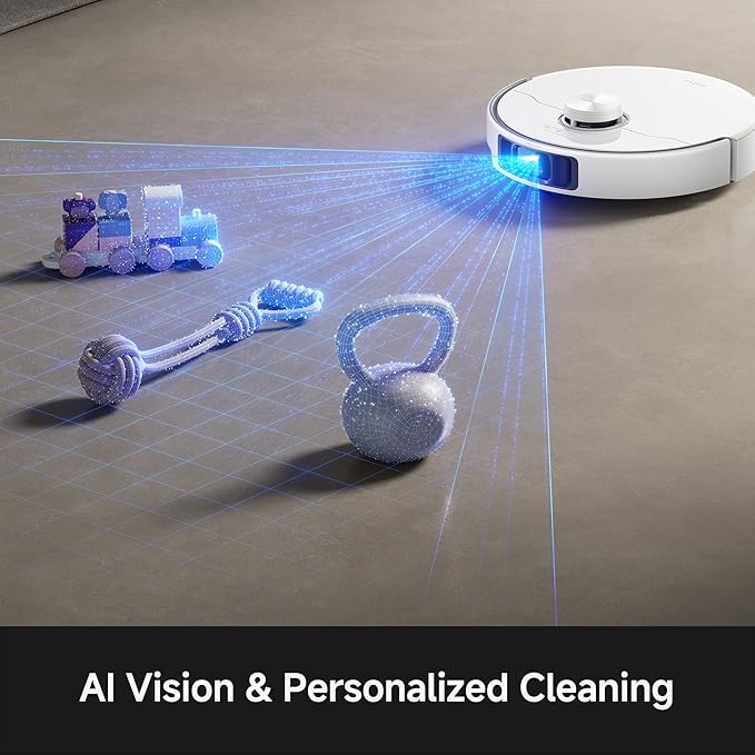 Mova P70 Pro Ultra Robot Vacuum and Mop, 30,000Pa Suction, 212℉ Hot Water Mop Self-Cleaning & 1-Hour Fast Drying, Corner-to-Edge Deep Cleaning, Auto-Empty Dock, AI Object Recognition, White