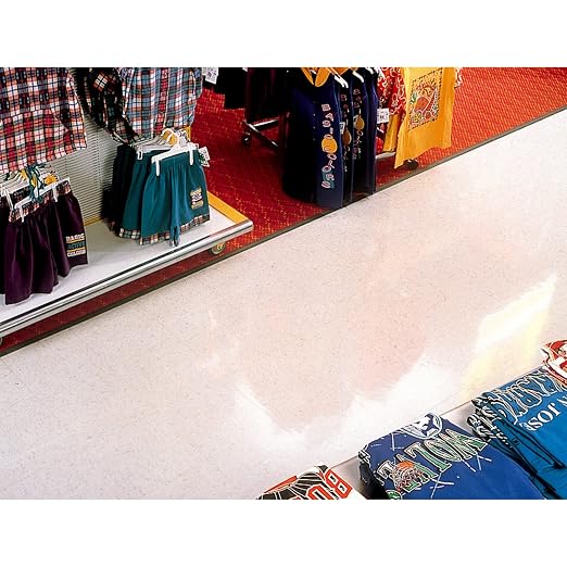 3M Buffer Floor Pad 5100, Red, 20", 5/Case | Removes Soil, Scratches, Scuff Marks, and Black Shoe Heel Marks