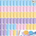 720 Count Makeup Facial Sponges Compressed Exfoliating Face Sponges for Cleansing Removal Wash Round Face Pads for Women Wash Cleansing Makeup, 4 Colors