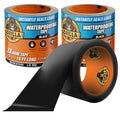 Gorilla Waterproofing Tape, Black, 4" x 10' (Pack of 2) - Permanent Weather Resistant Seal for Leaks and Repairs
