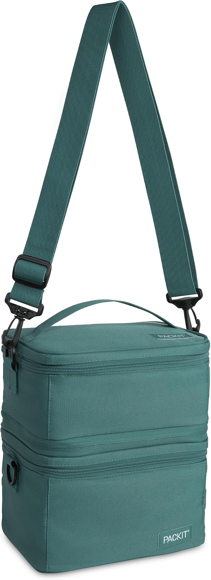 PackIt Freezable Mod 3-In-1 Lunch Box 4.5L Capacity, Agave | Built-in ice packs, EcoFreeze+ Technology, 3-in-1 use, Two compartments: freezable & insulated, Men and Women, Fresh lunches