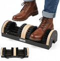 2026 Upgrade Boot Scrubber Cleaner, Heavy Duty Shoe Brush with Sturdy Steel Frame & Extra Long Dense Bristles, Efficient Mud Remover for Porch, Farm, RV