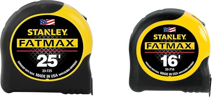 Stanley 70-455A 25' & 16' Value Pack Tape Measurers
