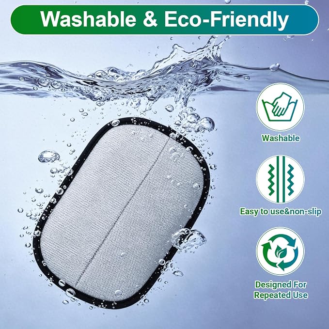 Reusable Electrostatic Pet Hair Removal Glove for Dog and Cat Fur | Pet Hair Remover for Laundry, Couch, Carpet, Clothing, Furniture, Car Seats; Dog Hair, Cat Hair and Lint Cleaner